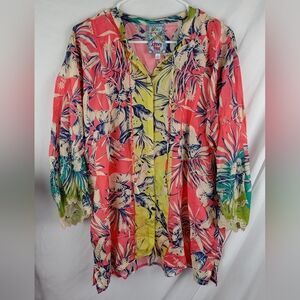 KYGO MARIANNE SILK TUNIC Size medium